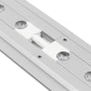 10x20 SEGO Modular Lightbox Display Configuration F Double - Sided (Graphic Package) Close-up of a linear LED light fixture with three circular lights on a white background