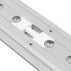 10x20 SEGO Modular Lightbox Display Configuration H Double - Sided (Graphic Package) Close-up of a linear LED light fixture with three circular lights on a white background