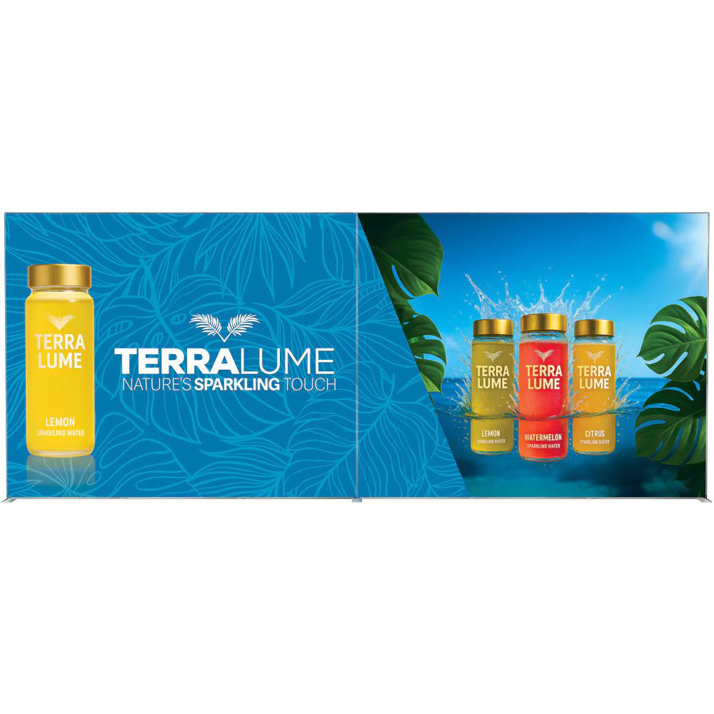 20ft Showbird 65 600x240 Single Sided (Graphic Package) BACKLIT FRONT SIDE