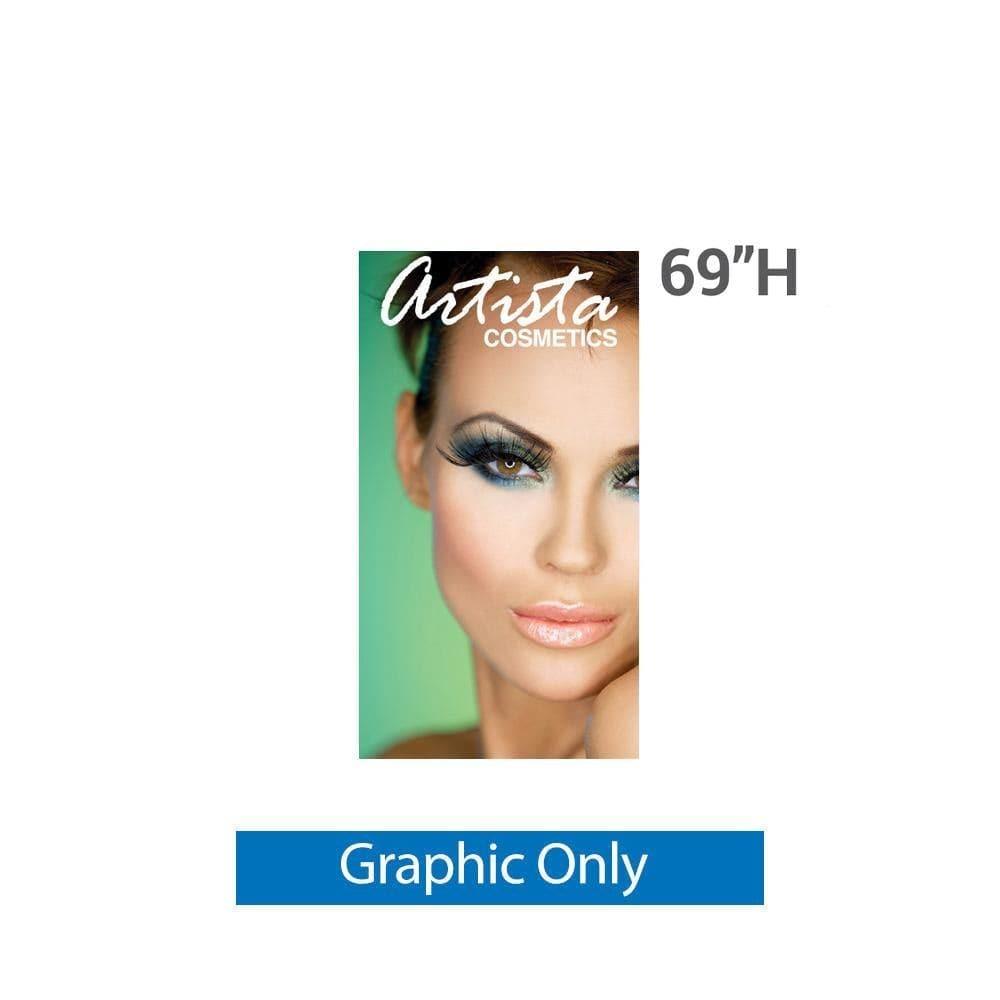 36" SilverStep Retractable Banner Stand (Black and Silver) - WS Display