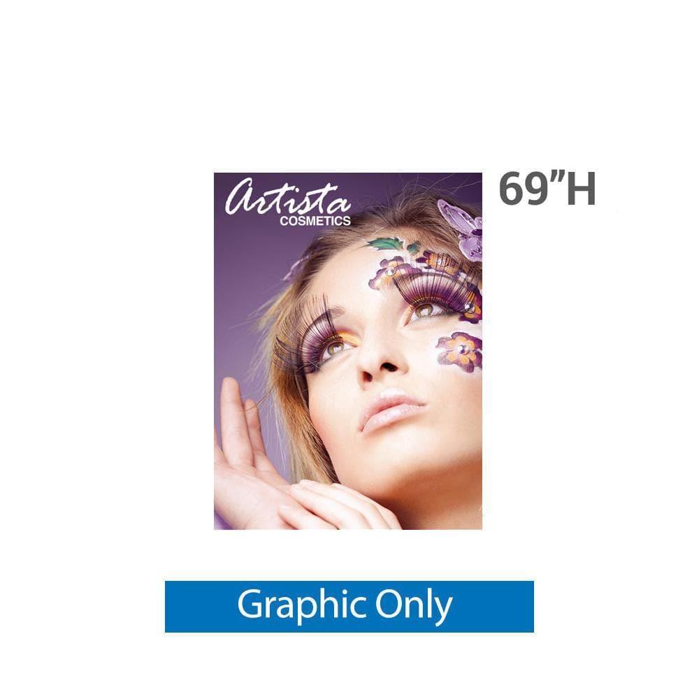 48" SilverStep Retractable Banner Stand (Silver) - WS Display