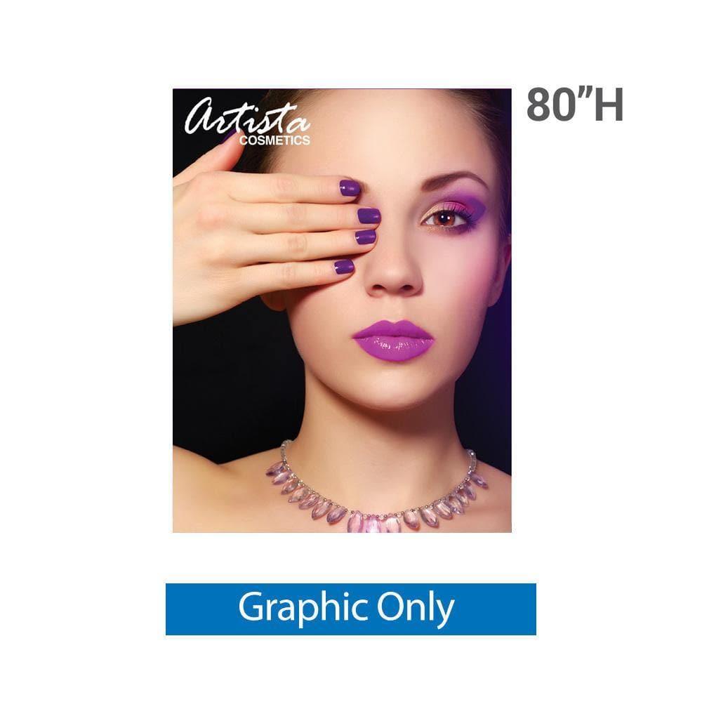 60" SilverStep Retractable Banner Stand (Silver) - WS Display