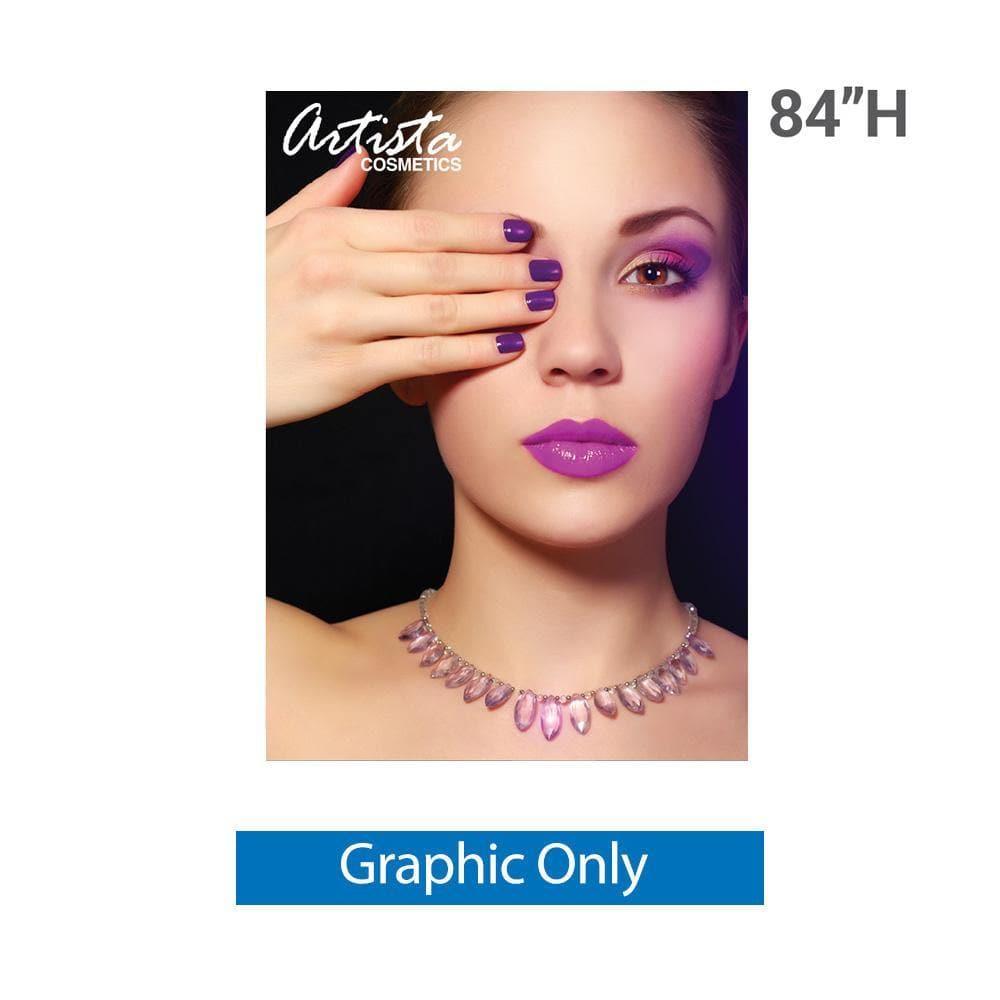 60" SilverStep Retractable Banner Stand (Silver) - WS Display