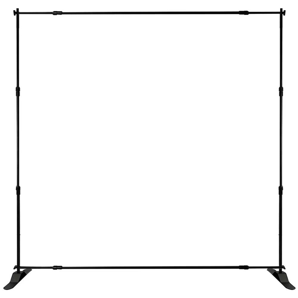 10 Ft. Slider Banner Stand- 4 Pole Pockets - 8'h (Single-Sided Fabric Graphic Package)