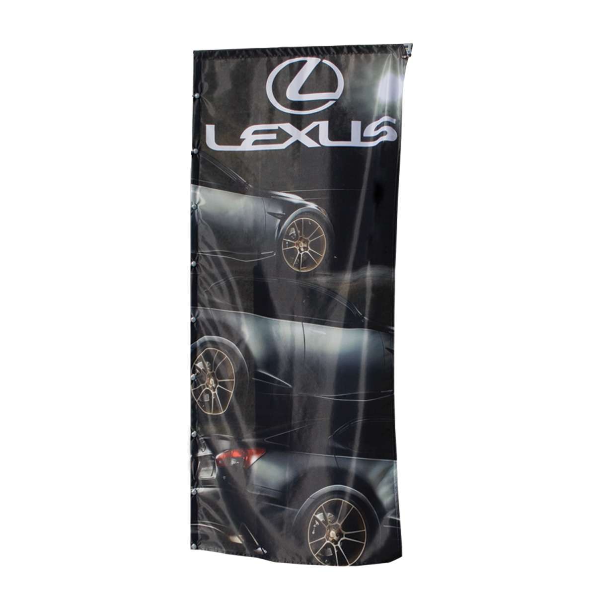 Splash Banner Stand-- 2.6' x 6' Single-Sided, Graphic Only