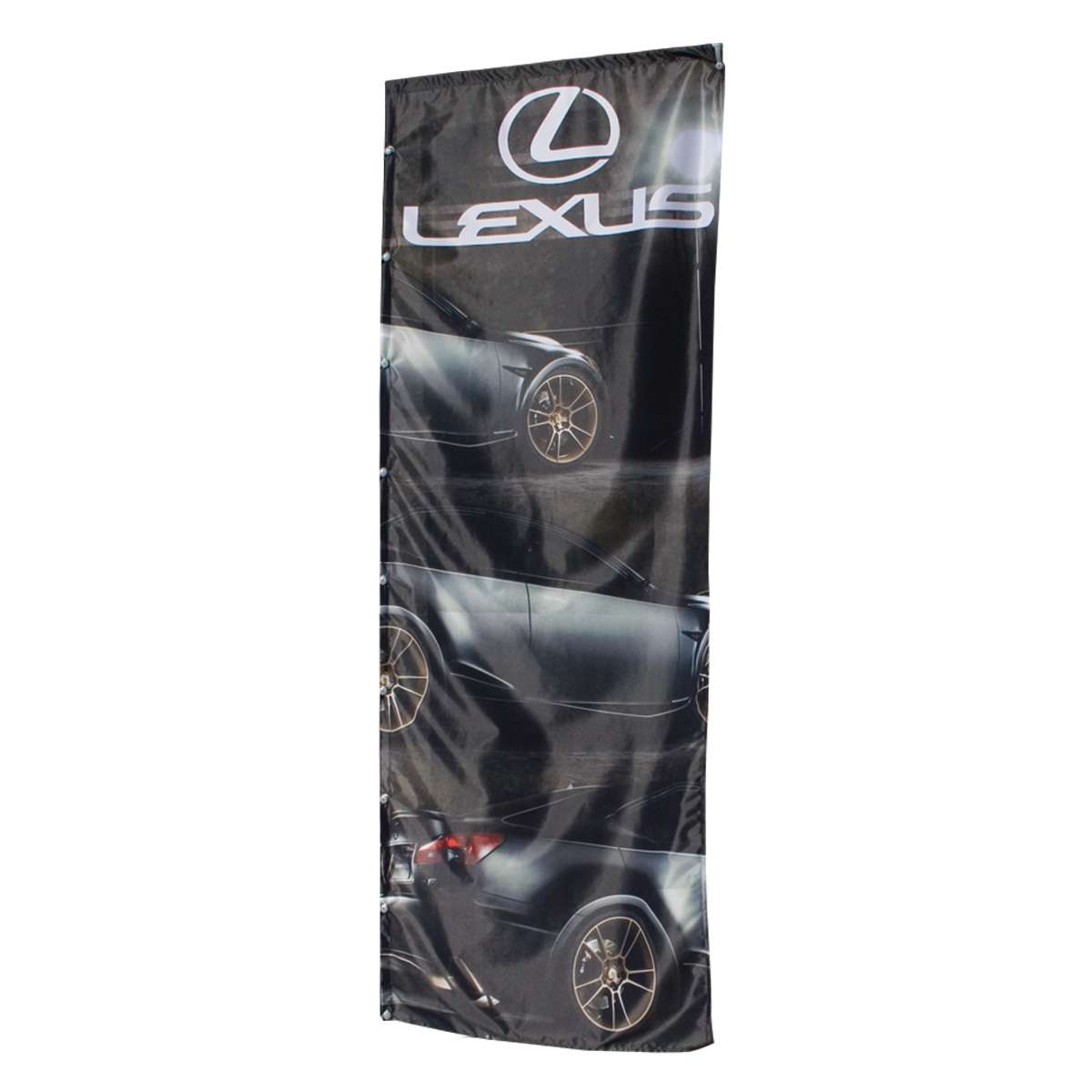 Splash Banner Stand-- 2.6' x 7' Single-Sided, Graphic Only