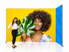 10x10 Corner QSEG Tradeshow Configurations K (Graphic Package)