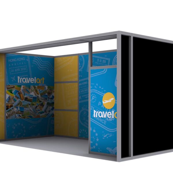 20x20 trade show display Cabo Booth B